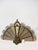 Ornate Victorian Brass Fireplace Fan Screen For Sale - Image 4 of 12