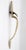 Vintage Art Deco 10.375 In. Brass Thumb Latch Door Pull Handle For Sale - Image 4 of 6