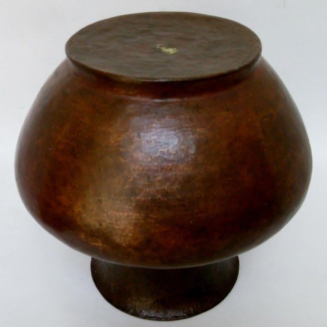 Vintage Hammered Copper Vase Chairish
