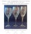 Glass Clear Vintage Noritake "Turning Point" Blown-Crystal Champagne Stemware- Set of 5 For Sale - Image 7 of 7