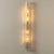 Ice Glass Wall Light Fixture from Hillebrand, Germany, 1960s For Sale - Image 8 of 18