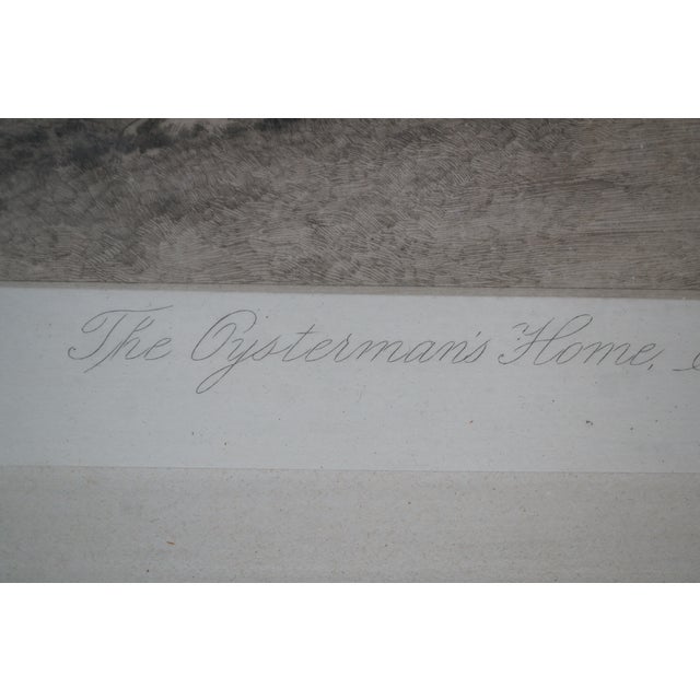 Antique Ernest C Rost the Oysterman's Home Panoramic Landscape Etching 31" For Sale - Image 10 of 12
