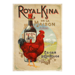 1920 French Alcohol Poster, Royal Kina