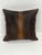 Animal Skin Reversible 16” X 16” Premium Brazilian Watusi Cowhide Pillow Cover – Sculptural Spine Composition - Handcrafted by Pablo Sota Designs. For Sale - Image 7 of 11