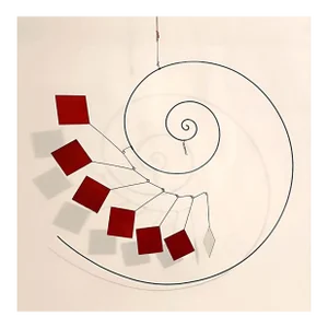 Contemporary Abstract Aluminum Sheet, Metal Wire and Acrylic Sculpture "My Shell" by Amaury Maillet