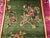 Vintage Chinese Art Deco Rug, Floral Design, Sage Green & Purple, 4' x 6' For Sale - Image 9 of 16