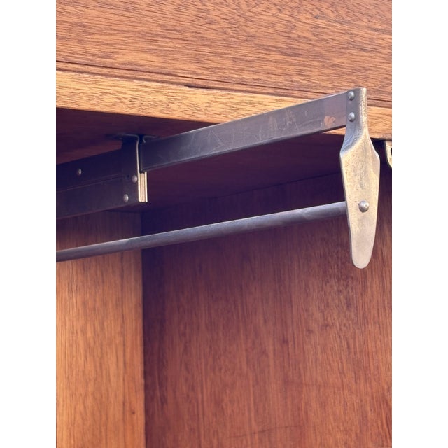 Art Deco Wardrobe in Burr Walnut Veneer, 1920s For Sale - Image 10 of 13