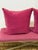 Textile Susan Lund Chastain Magenta/Berry Throw Pillows, Pair For Sale - Image 7 of 12