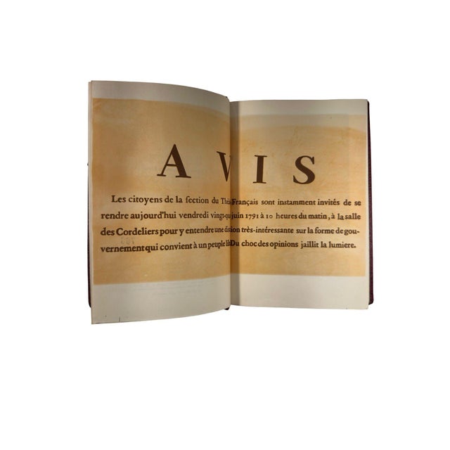 Madame Du Barry — 1941 Miniature Leather-Bound Limited Edition (No. 763) — French Royal History Book For Sale In Philadelphia - Image 6 of 13