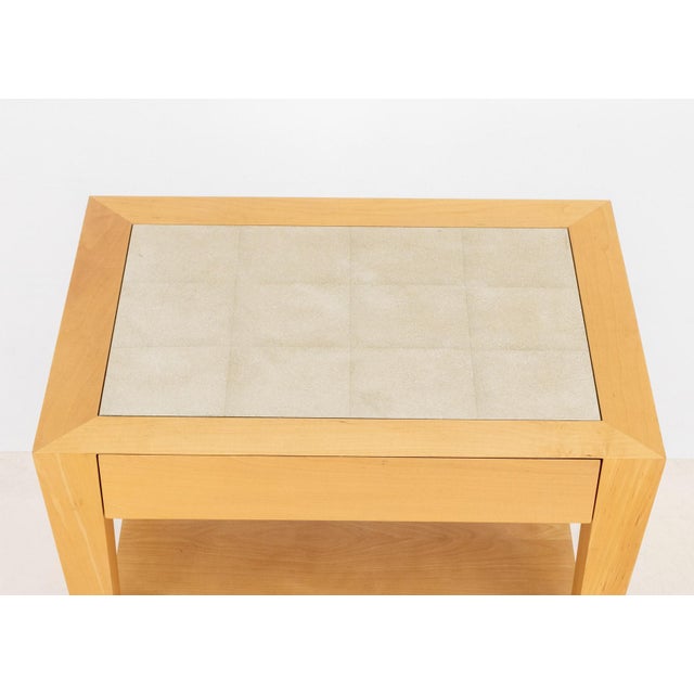 Donghia Donghia Maple Two-Tier Side Table For Sale - Image 4 of 9