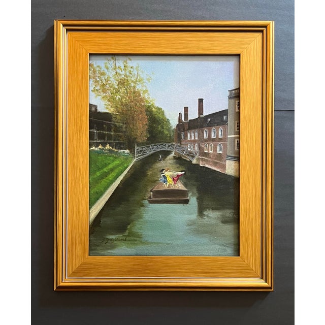 Contemporary Mathematical Bridge at Queens College, Cambridge For Sale - Image 3 of 3