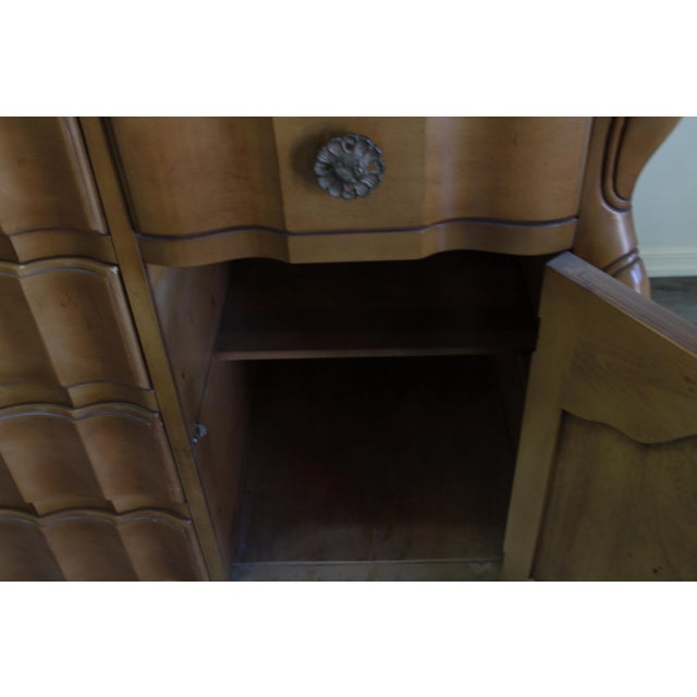 Wood Mid Century Provincial Cabinet For Sale - Image 7 of 9