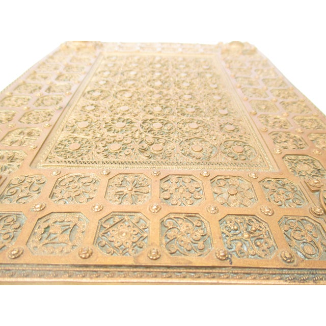 Ornamental Metal Book Cover For Sale - Image 9 of 10