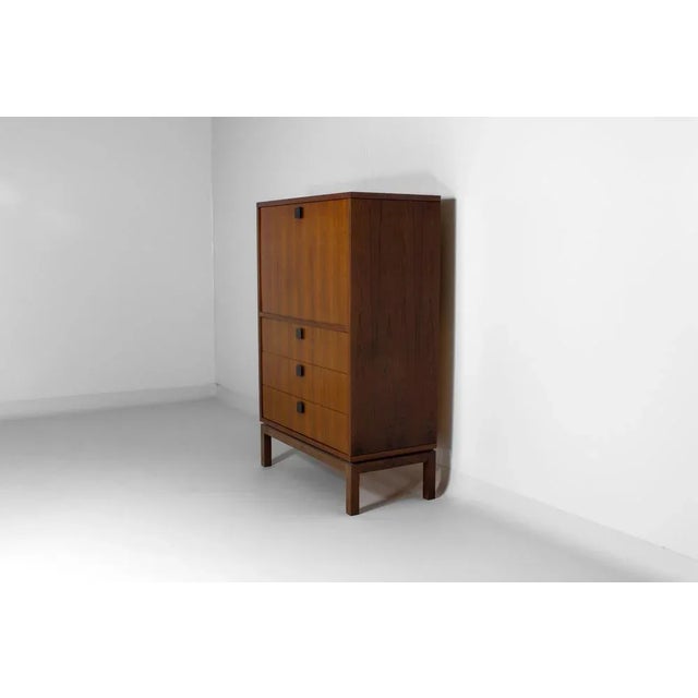 Black N14 Writing Desk / Bar Cabinet by Alfred Hendrickx for Belform, 1958 For Sale - Image 8 of 13