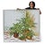 Vintage 1970s Large Green and White House Plant Painting by DeLongprie For Sale - Image 4 of 10