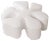 Glossy White Eco-Leather Margaret Pouf from VGnewtrend For Sale