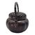 Black Antique Chinese Bronze Hand Censer Incense Burner With Bamboo Handle (4") For Sale - Image 8 of 17