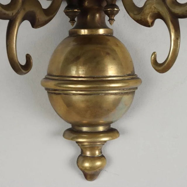 Baroque Bronze Wall Lights, Set of 2 For Sale - Image 4 of 6