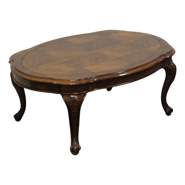 Century Furniture Chardeau Collection French Provincial 42" Oval Accent Coffee Table For Sale