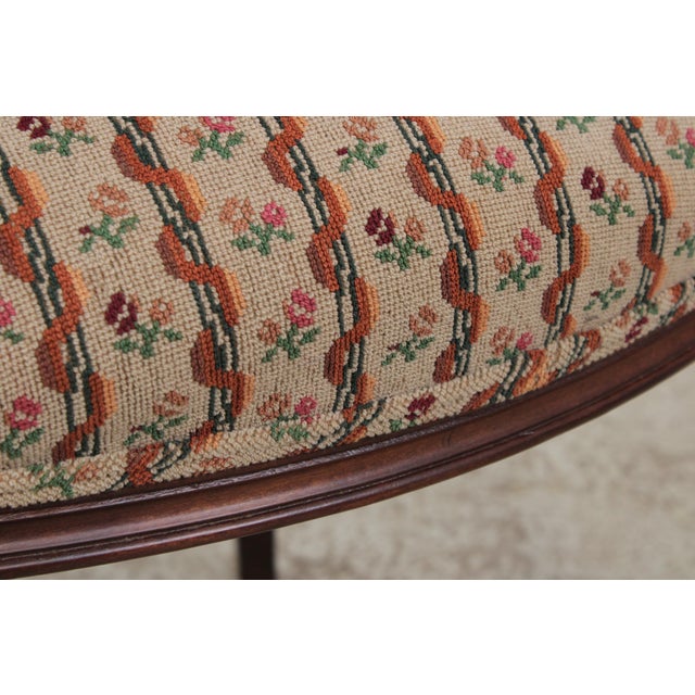 Set of 8 Spiral Back Adams Style Dining Room Chairs For Sale - Image 13 of 18