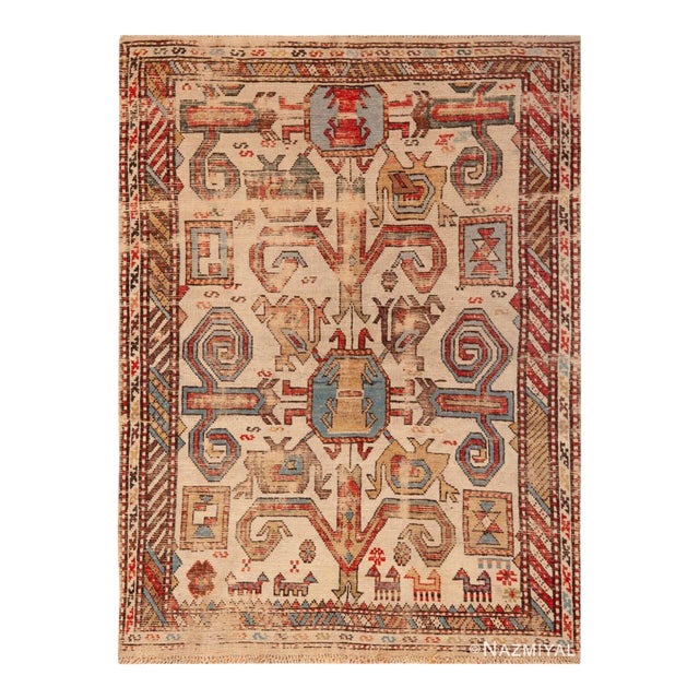 Nazmiyal Collection Antique Caucasian Dagestan Rug For Sale