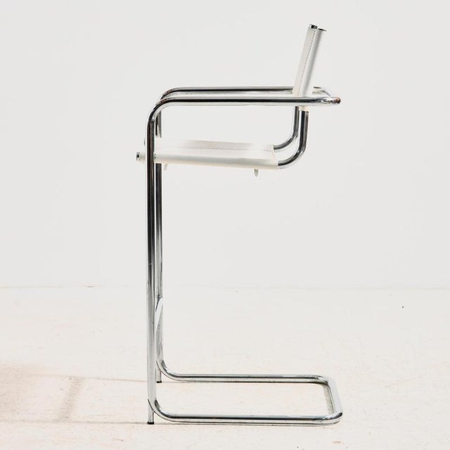 Bauhaus Tubular Bar Stool, 1980s For Sale - Image 4 of 18