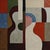 À Deux Voix is an original contemporary geometric abstract painting by French artist Sophie Dumont. Two large curved forms...