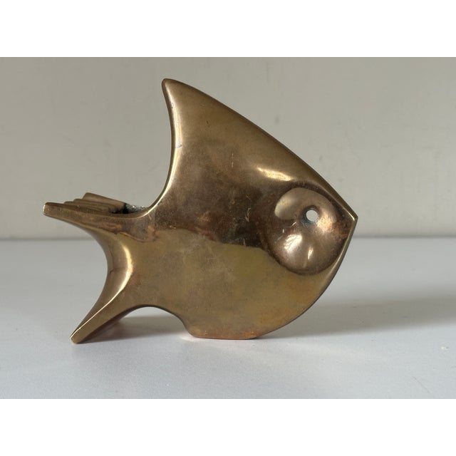 1970s Vintage Bronze Fish Ashtray, 1970s For Sale - Image 5 of 13