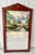 Brown Vintage Arched Top Dark Toned Wood Wall Calender Frame Holder Excellent Condition. For Sale - Image 8 of 8