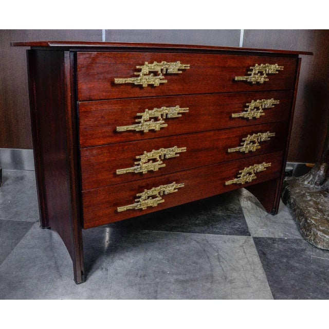 Italian Chest of Drawers, 1960s For Sale - Image 4 of 8