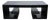 Large Black Lacquer Thomas Pheasant for Baker Greek Key Coffee Table For Sale