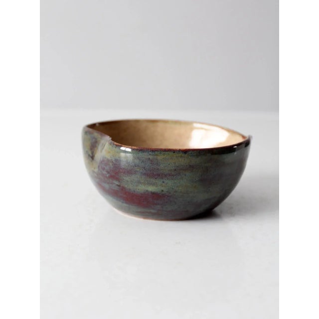 Vintage Studio Pottery Bowl For Sale - Image 4 of 9