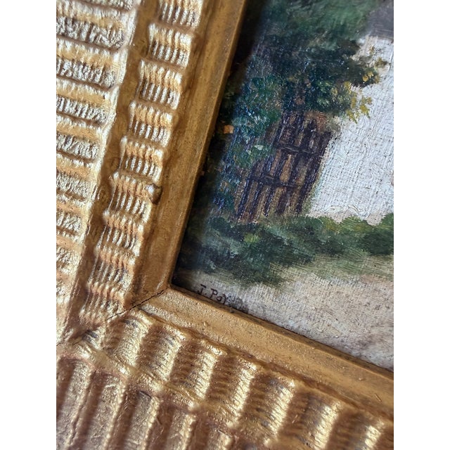 J. Poy, Small Oil Painting, 1890s, Oil on Canvas, Framed For Sale - Image 14 of 18