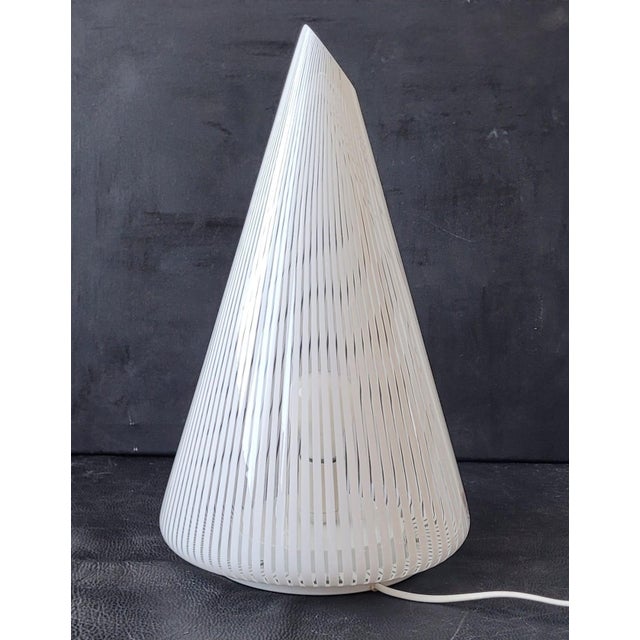 Pyramidal Table Lamp by Murano Masters, Italy, 1970s For Sale - Image 9 of 14