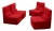 Vintage Baia Modular Lounge Armchairs by Citterio & Nava for B&B Italia, 1970s, Set of 4 For Sale