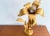 Hollywood Regency Gold Flower-Shaped Table Lamp in the style of Koegl, 1970s For Sale - Image 4 of 10