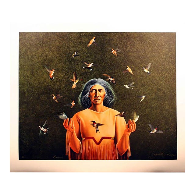 Frank Howell "Reunion" Hand Signed & Numbered Serigraph 1996 For Sale