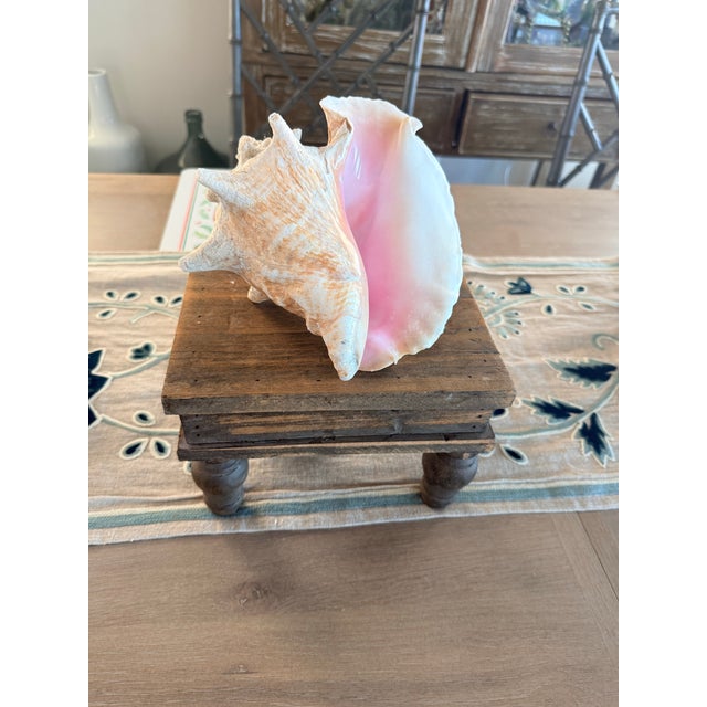 Gray Rustic Wood Tabletop Riser For Sale - Image 8 of 8