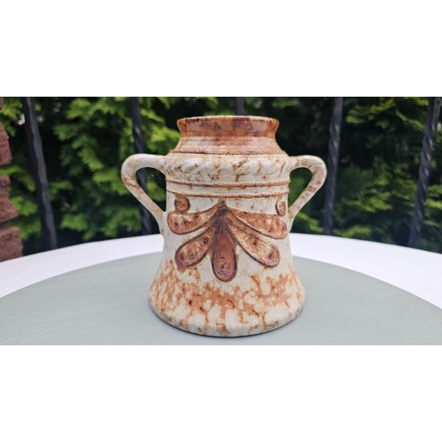 Ceramic Fat Lava Ceramic Vase from Strehla, East Germany, 1970s For Sale - Image 7 of 7