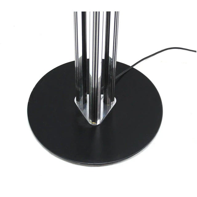 Italian Adjustable Tilt Head Shade Floor Lamp With Dimmer For Sale - Image 6 of 7