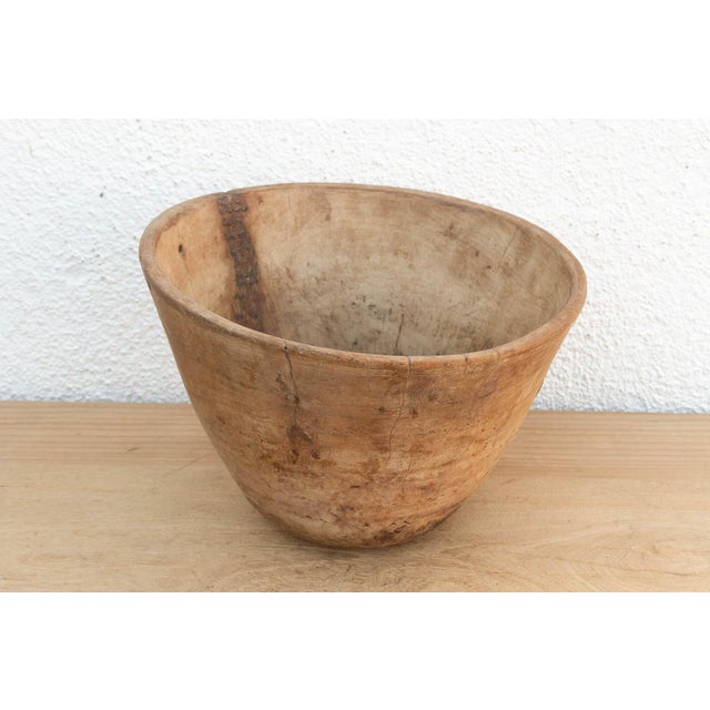 19th Century Original Bleached Wood African Vessel For Sale - Image 5 of 11