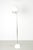 Vintage italian floor lamp in space-age style with an opaque glass shade which gives a beautiful diffuse light. The height...