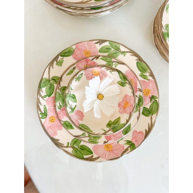 1970s 1970s Franciscan Desert Rose Dinnerware - 6 Sets, Tureen and Salt and Pepper Shakers- 21 Pieces For Sale - Image 5 of 6