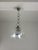 1970s Glass and Steel 3-Light Pendant, Italy, 1970s For Sale - Image 5 of 8