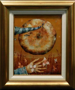 Nick Japaridze Untitled#NJ041210-02b Original Oil on Canvas Hand Signed