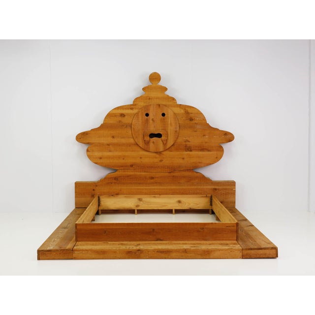 La Bocca Della Verita Double Bed by Mario Ceroli for Poltronova, Italy, 1972 For Sale - Image 10 of 10