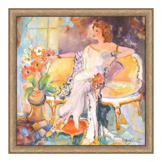 Late 20th Century Haven of Contemplation, Jane Bazinet For Sale