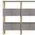 A striking interplay of structure and volume defines this bookshelf by Robert Stadler, where a slender extruded aluminum...