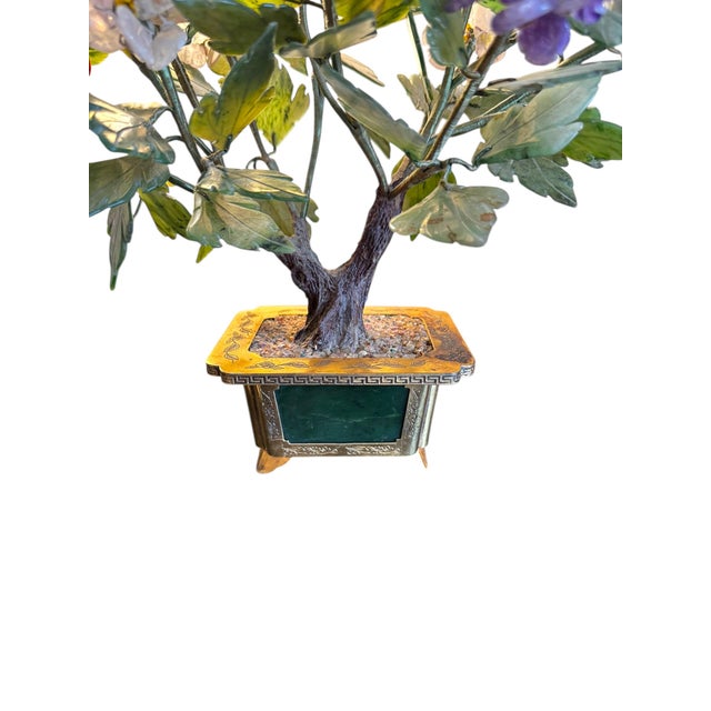 Mid-Century Modern Multi-Stone Plant For Sale - Image 3 of 4