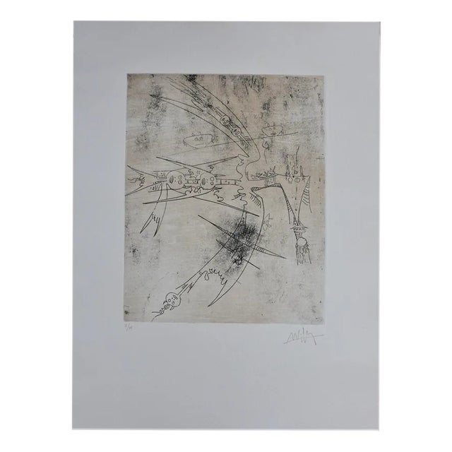 Wifredo Lam, Composition, Original Etching and Aquatint For Sale
